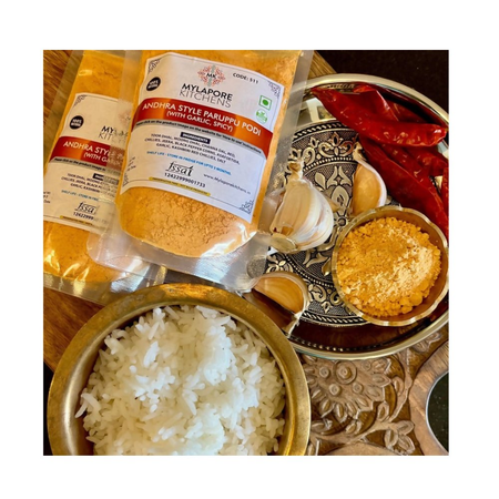 Mylapore Kitchens Andhra Style Paruppu Podi (with garlic ,Spicy)