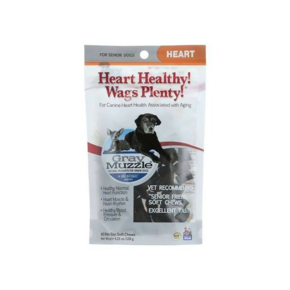Ark Naturals Healthy Heart Supplement Soft Chews For Senior Dogs