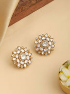 Ruby Raang Floral Aura Studs - Distacart