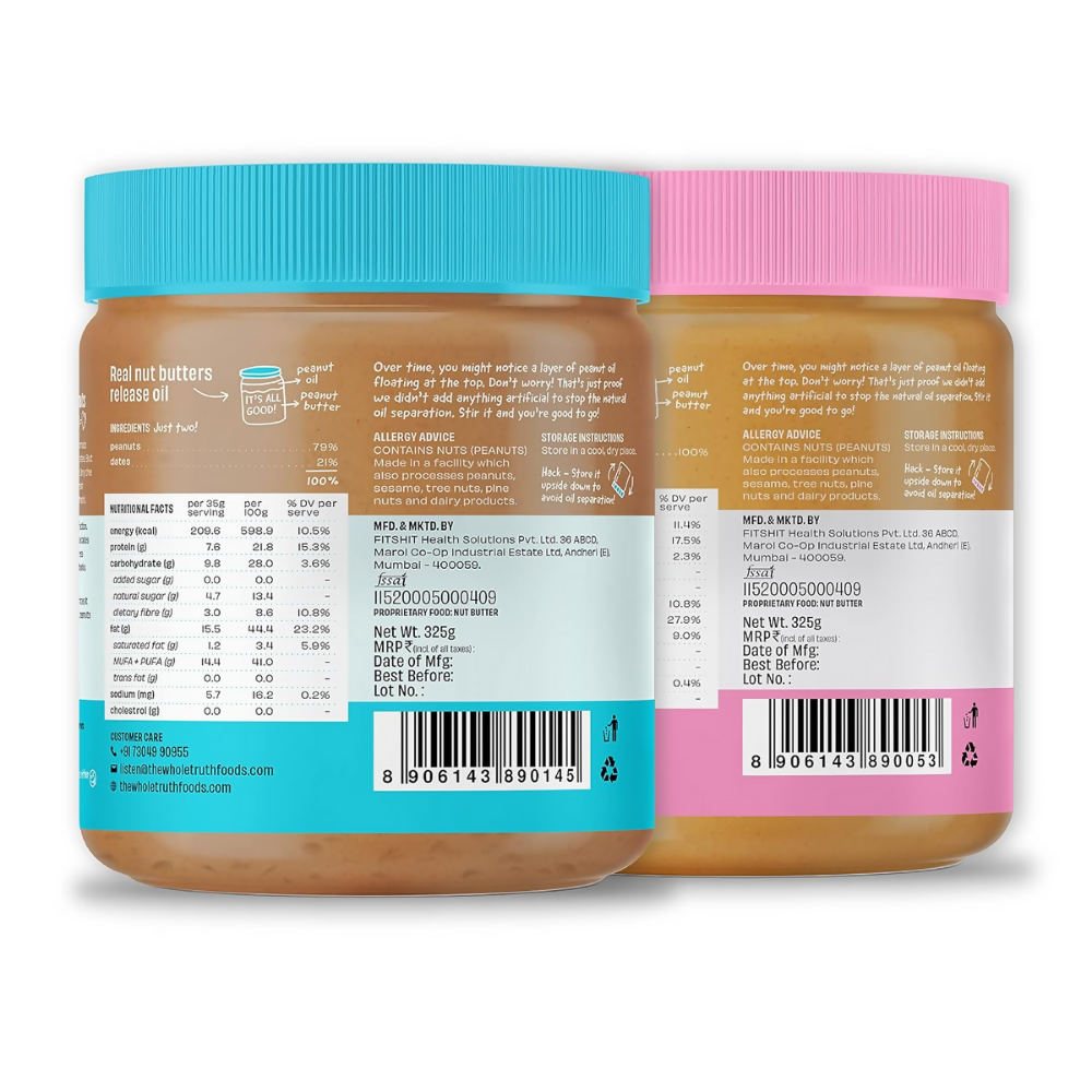 The Whole Truth Peanut Butter - Crunchy - Distacart