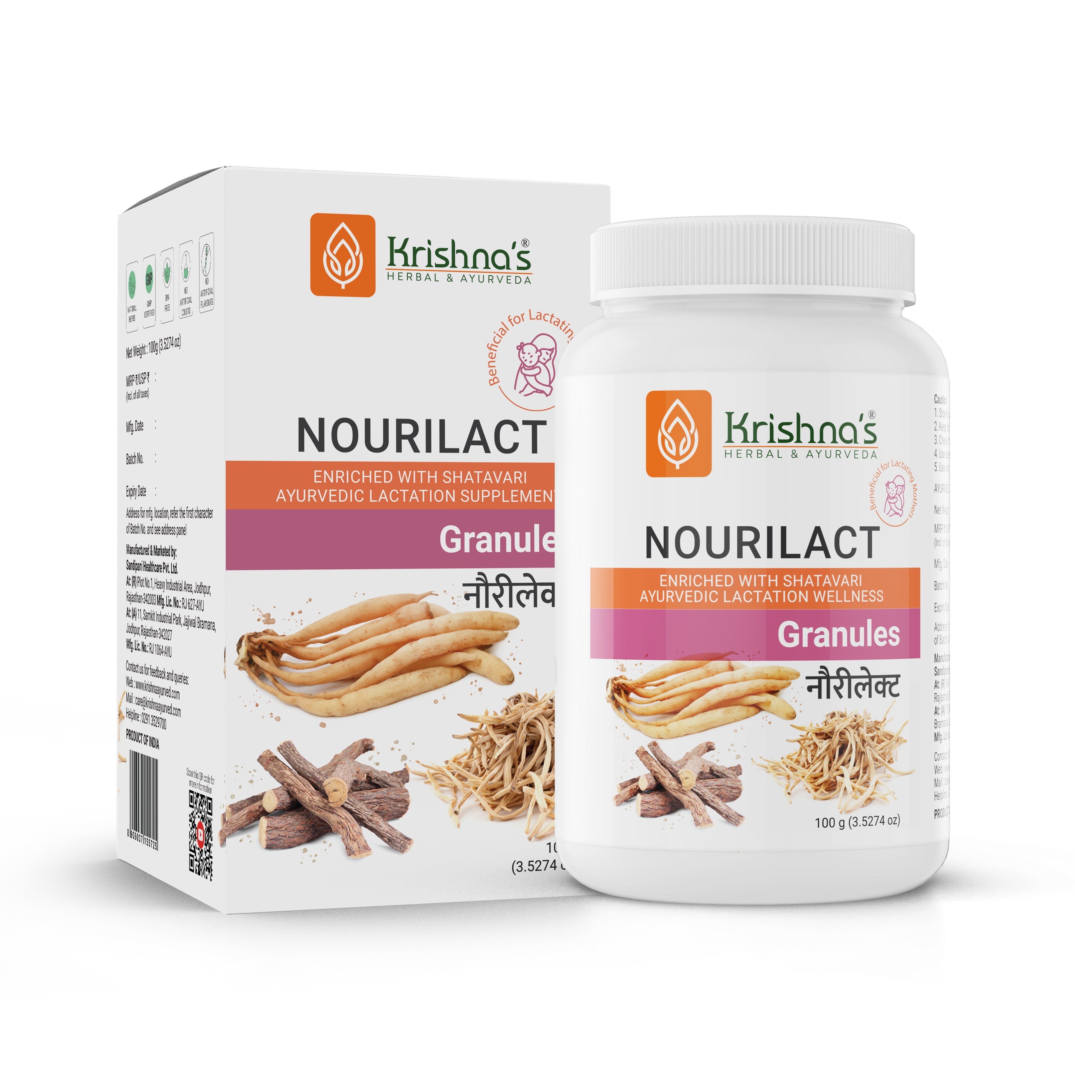 Krishna'S Herbal & Ayurveda Nourilact Granules