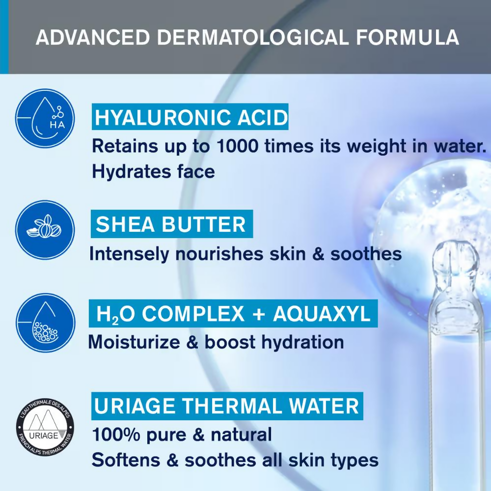 Uriage Eau Thermale Hydrating Rich Moisturizing Face Cream