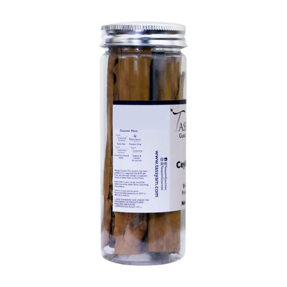 Tassyam Organics Premium Ceylon Cinnamon Sticks - Distacart