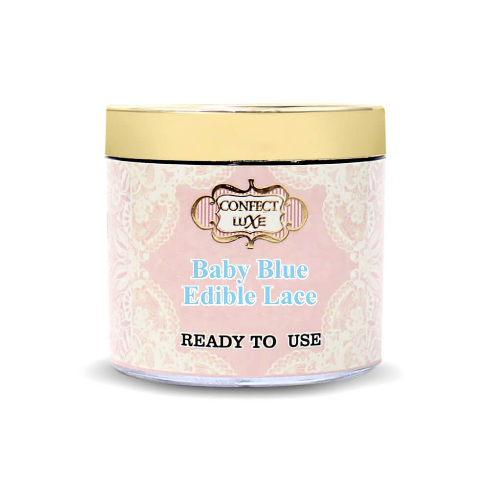 baby blue edible lace 100g