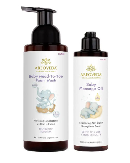 AreoVeda Baby Bath Essentials