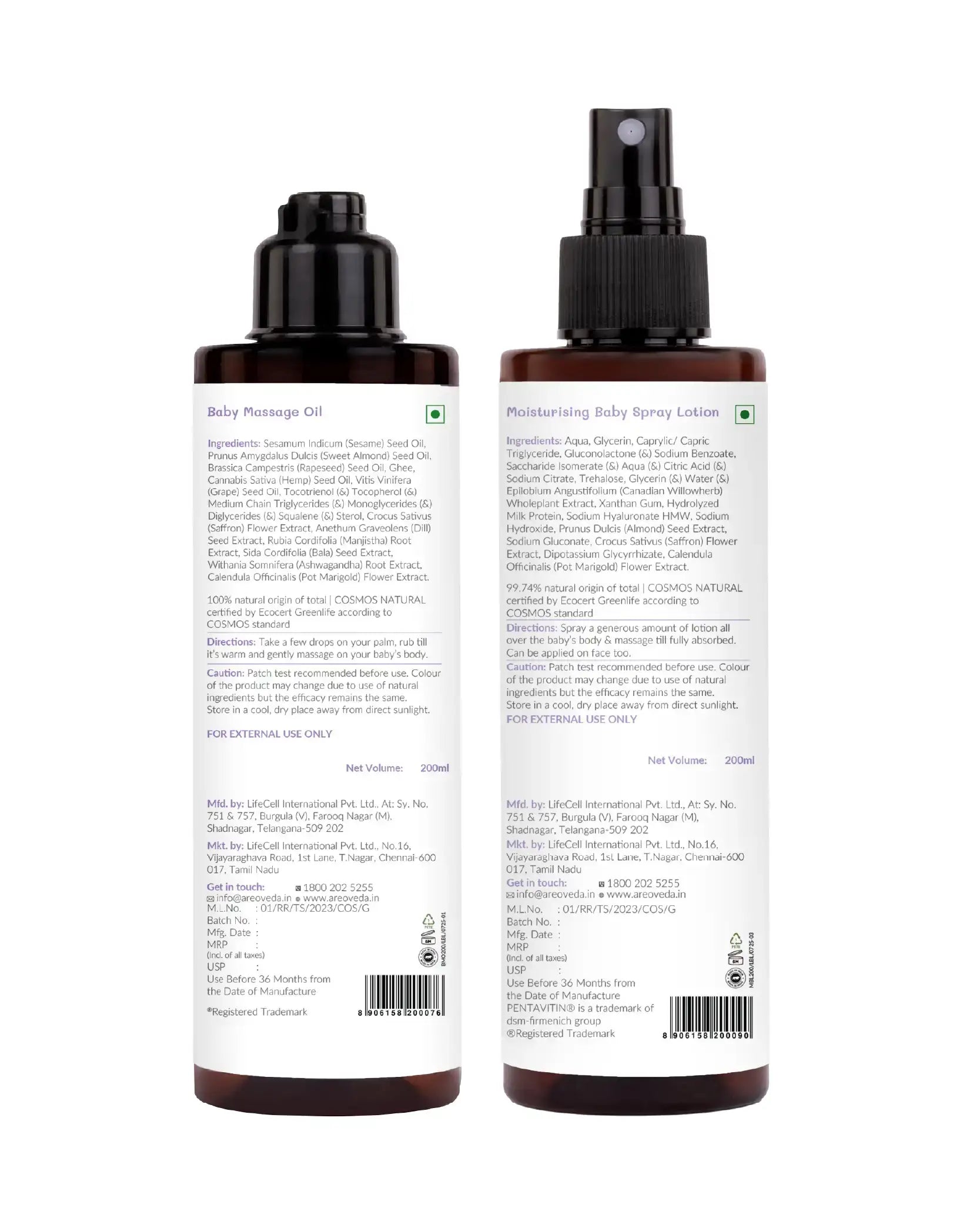 AreoVeda Baby Nourishing Essentials