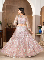 Lehenga Mart Designer Wedding Lehenga Choli For Women - Baby Pink