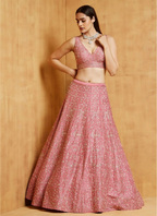 Lehenga Mart Designer Wedding Lehenga Choli For Women - Baby Pink