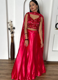 Lehenga Mart Designer Wedding Lehenga Choli For Women - Pink