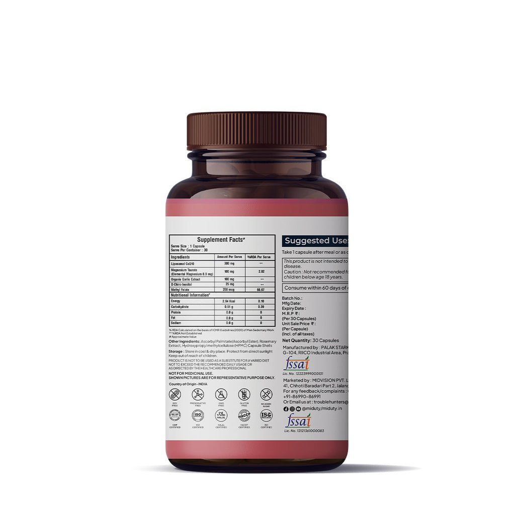 Miduty by Palak Notes Happy Heart Capsules - Distacart