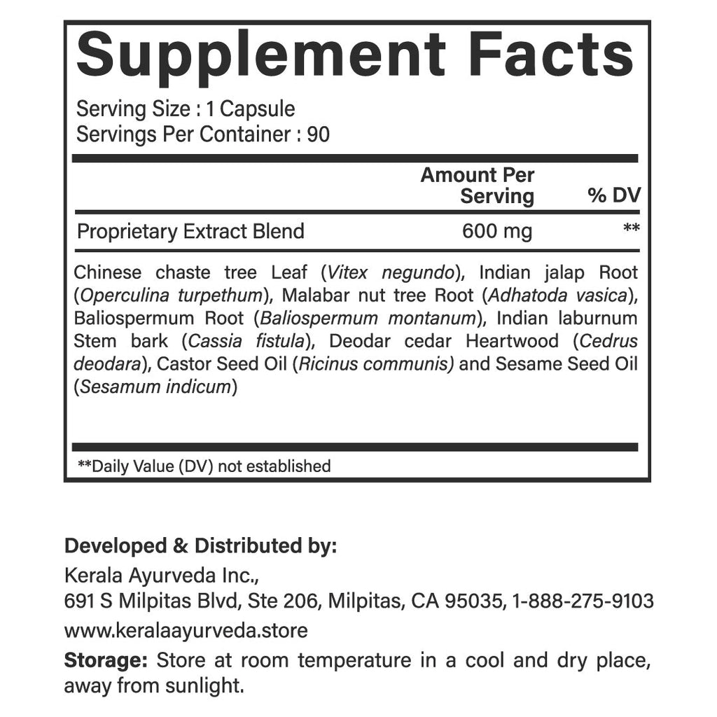 Kerala Ayurveda USA Back Support Capsules