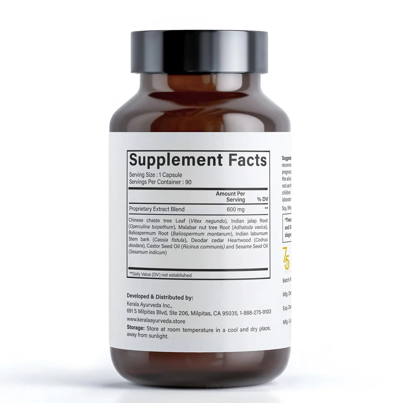 Kerala Ayurveda USA Back Support Capsules