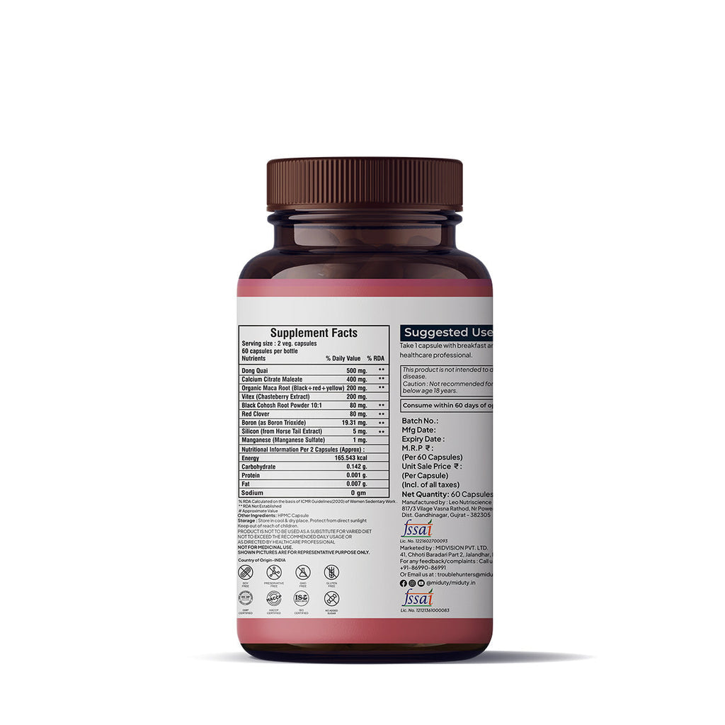 Miduty by Palak Notes Menopause Capsules - Distacart