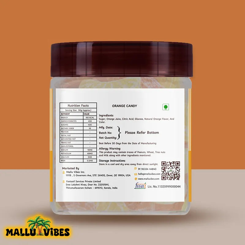 Mallu Vibes Orange Candy - Distacart