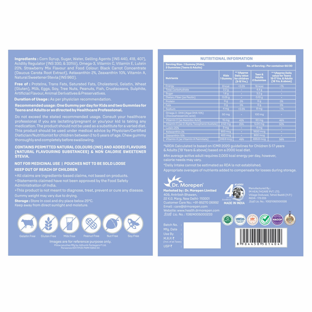 Dr Morpen Vision Gummies