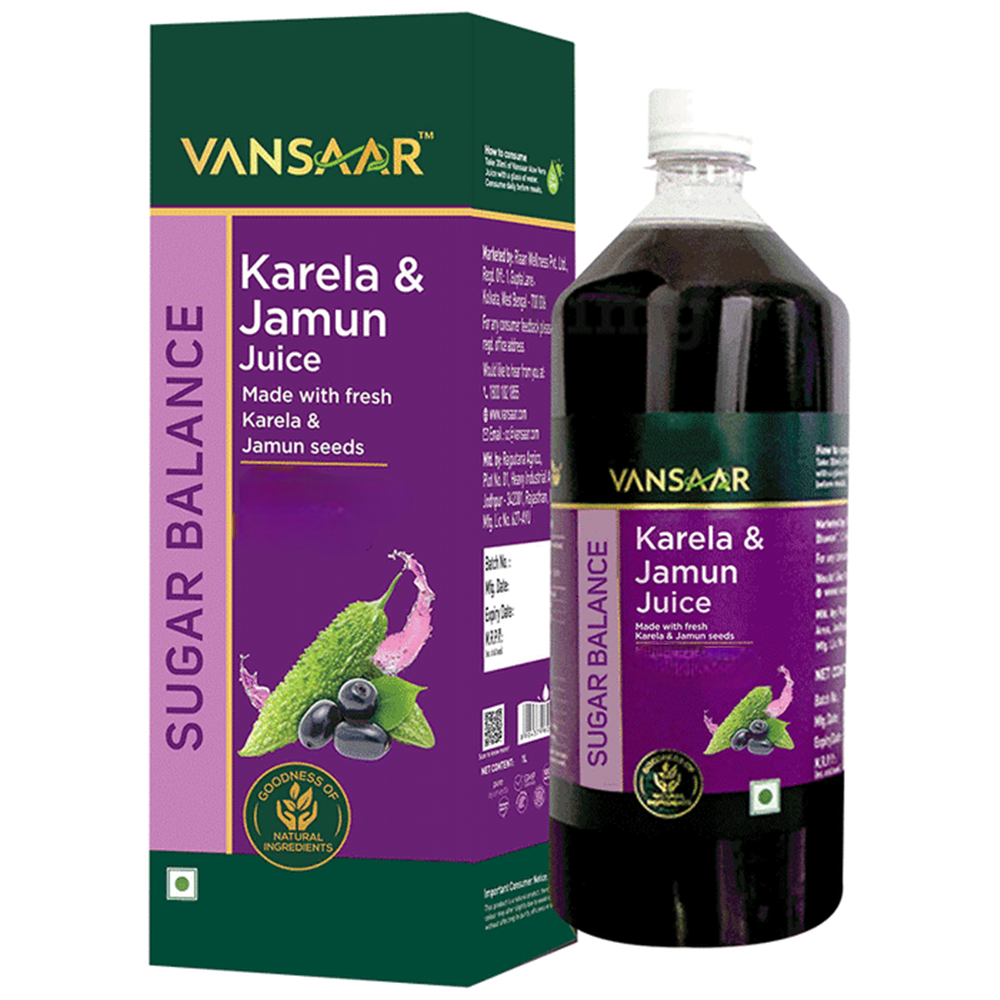 Vansaar Karela Jamun Juice - Distacart
