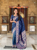 Vedant Vastram Soft Litchi Silk Banarasi Silk Jacquard Saree - Morpich