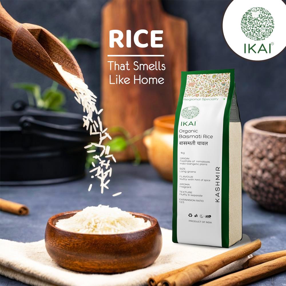 IKAI Organic Basmati Rice (Long Grain) - Distacart