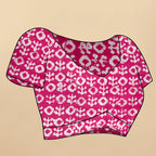 Vedant Vastram Designer Digital Print Batik Saree - Pink