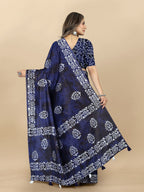 Vedant Vastram Designer Digital Print Batik Saree - Violate