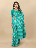 Vedant Vastram Designer Digital Print Batik Saree - Rama