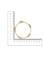 Antique Finish Kundan bangle - Ruby Raang