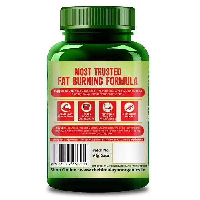 Himalayan Organics Plant Based CLA 1000 Healthy Weight Management Vegetarian Capsules - Distacart