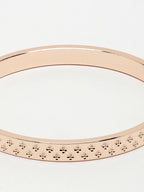 NVR Men's Rose Gold Stainless Steel Kada Bracelet - Distacart