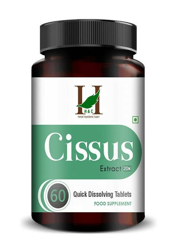 H&C Herbal Cissus Extract Quick Dissolving Tablets - Distacart