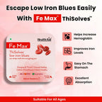 HealthAid Fe Max ThiSolves Oral Strips - Distacart