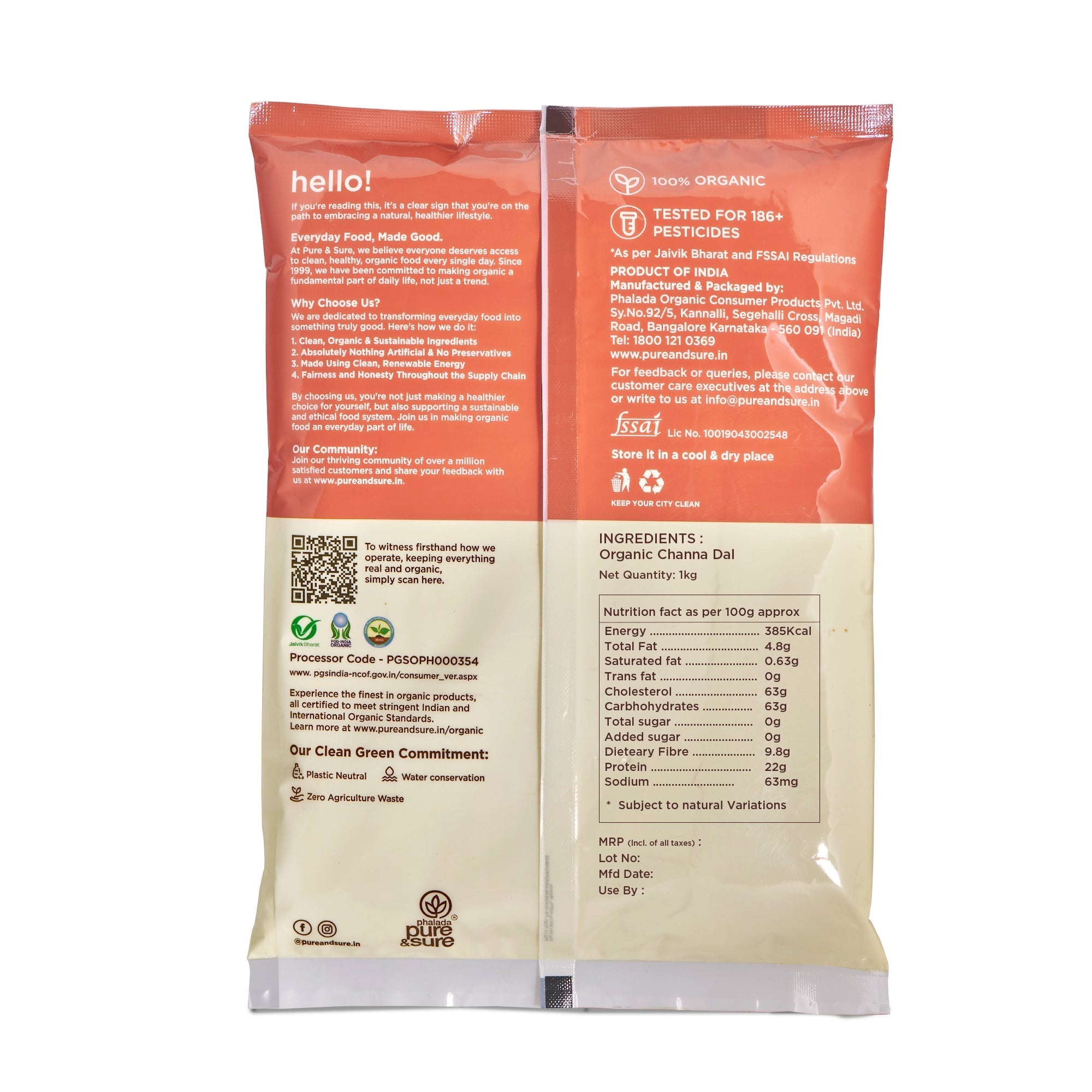 Pure & Sure Organic Besan Flour - Distacart