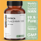 GATACA Pure β-NMN - 1000 mg Capsules, Backed by 21 Patents - Distacart