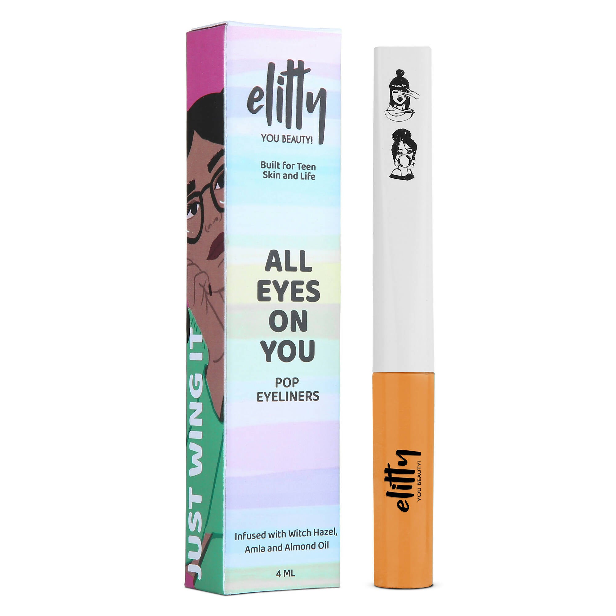 Elitty Eye Gotta Feeling - Pop Eyeliner Matte -Devil's Advocate-Orange