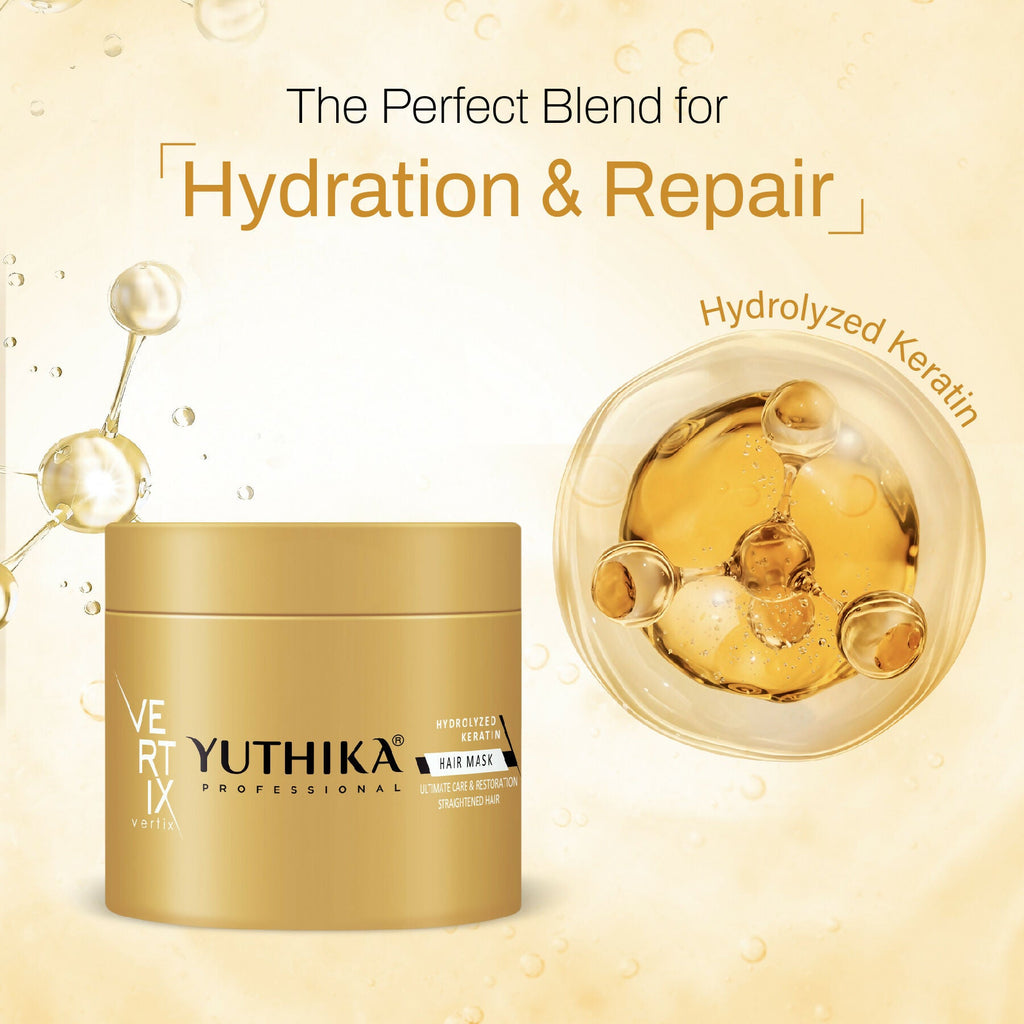 Yuthika Professional Vertix Hydrolyzed Keratin Hair Mask For Women & Men