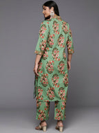 Ahalyaa Women's Traditional wear Kurta Set - Green
