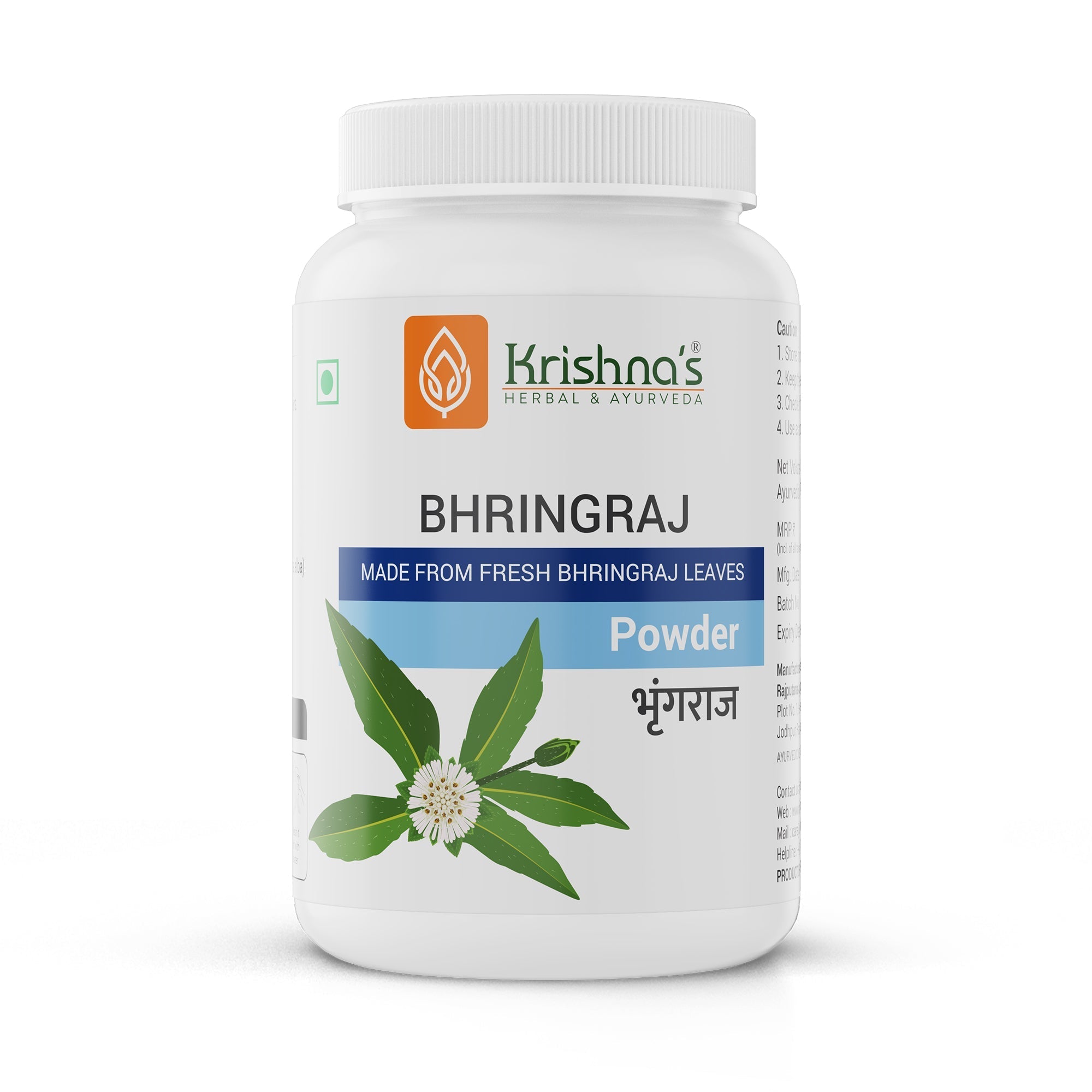 Krishna'S Herbal & Ayurveda Bhringraj Powder - Distacart