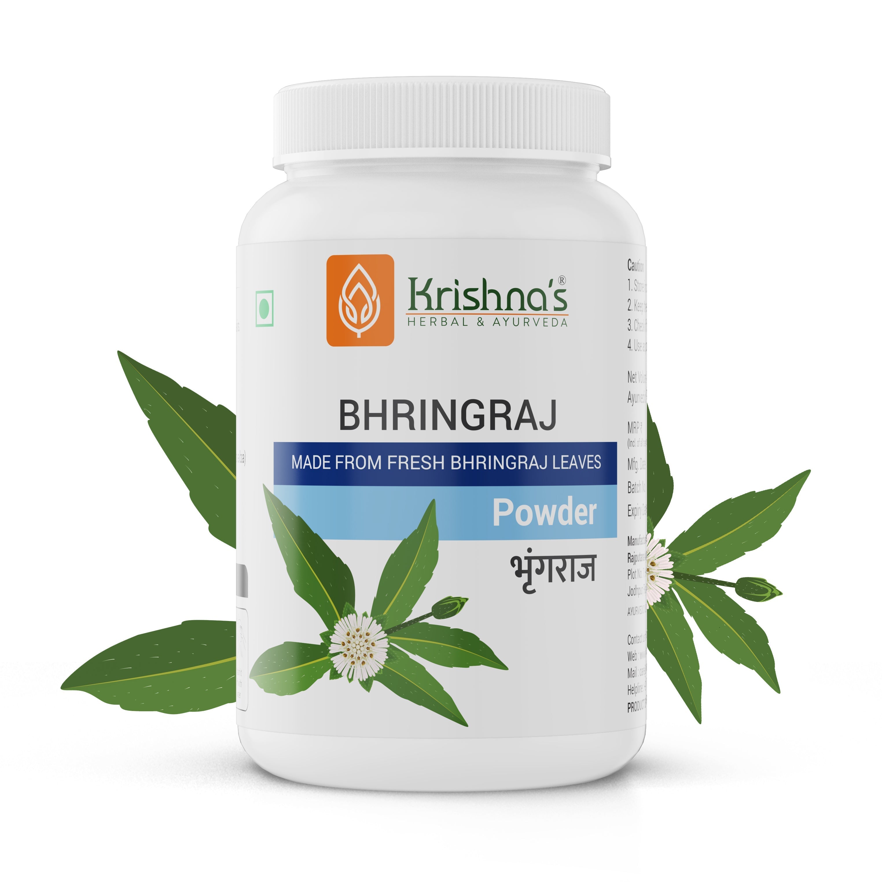 Krishna'S Herbal & Ayurveda Bhringraj Powder - Distacart