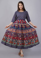 Vamika Multicolor Cotton Printed Party/Casual Wear Kurti (GAM22K)