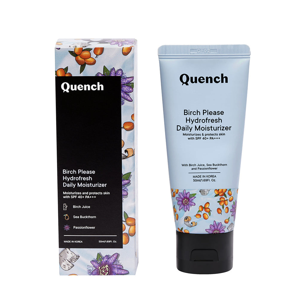 Quench Botanics Birch Please Hydro Fresh Daily Moisturizer With SPF 40+ PA++ - Korean Skincare