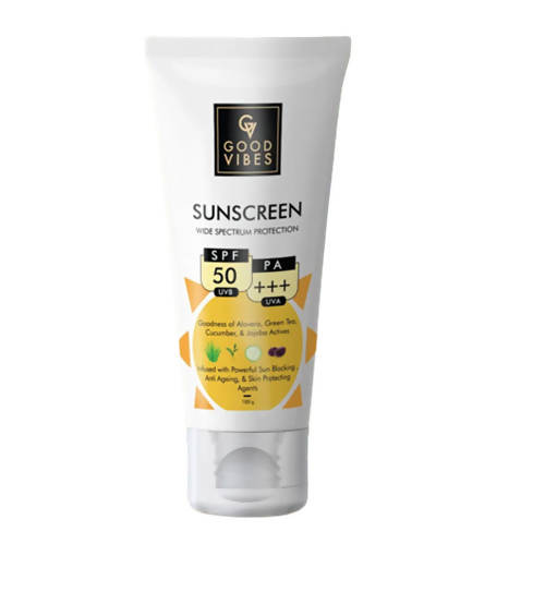 Good Vibes Wide Spectrum Protection Sunscreen with SPF 50 PA +++