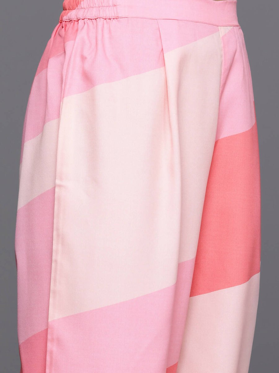 Ahalyaa Women's Traditional Wear Co-ods - Pink