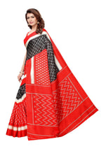 Vamika Red Kalamkari With Jhalar Khadi Silk Saree In Latest Fashion - Distacart