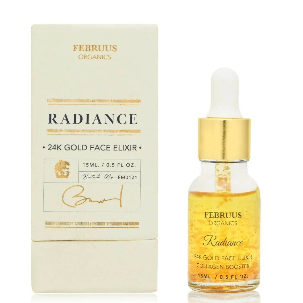 Februus Organics 24K Gold Face Elixir Collagen Booster