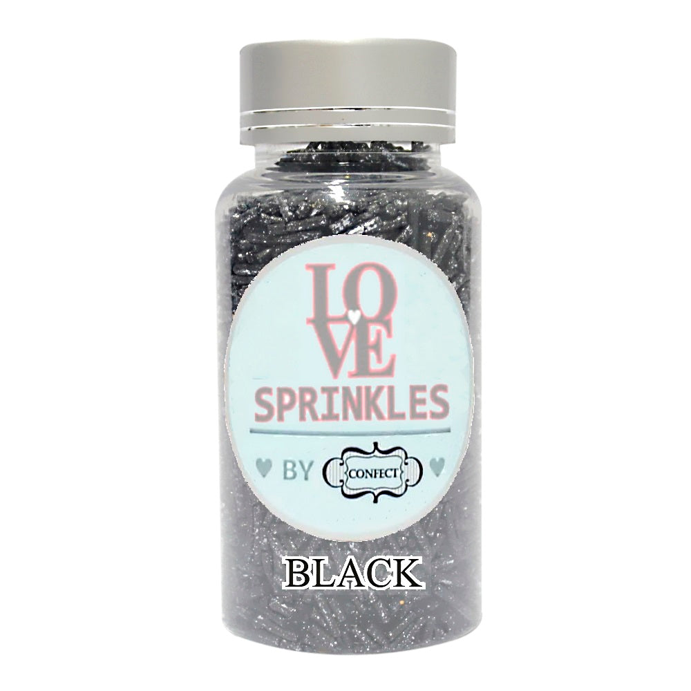confect black vermicelli sprinkles br b 90 gms b