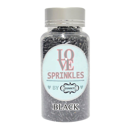 Confect Black Vermicelli Sprinkles