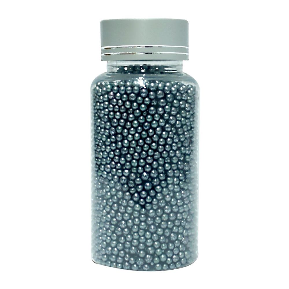 confect black disco balls sprinkles 3 mm 120 gms