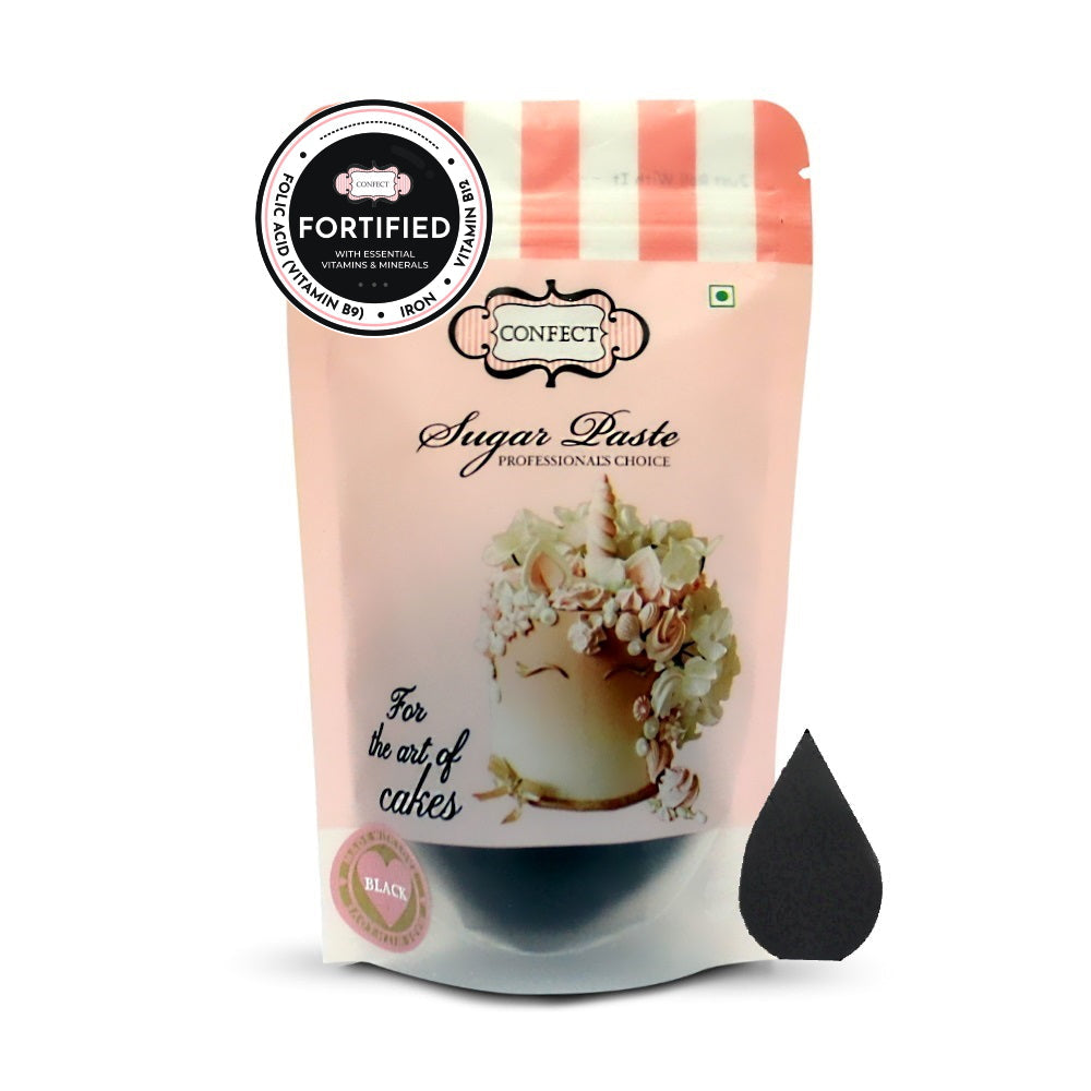 confect black nutritional sugarpaste 250 gms 2