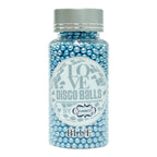 confect blue disco balls sprinkles 4 mm 120 gms