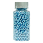 confect blue disco balls sprinkles 4 mm 120 gms