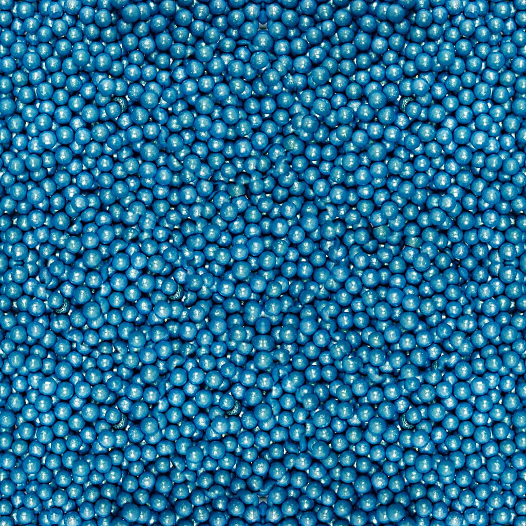 confect blue disco balls sprinkles 5 mm 120 gms